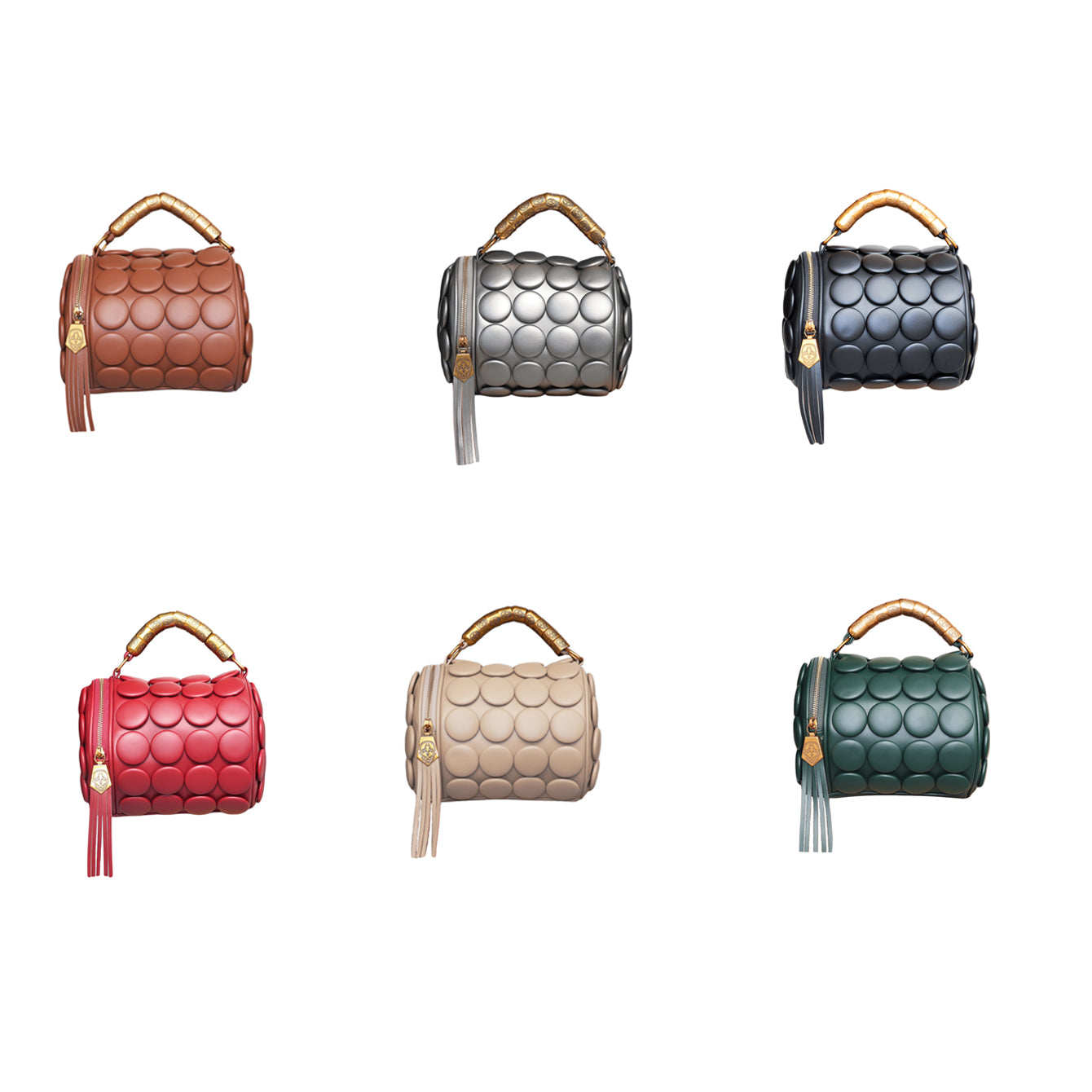 Bucket Design Handbag Purse Messenger Leather Handbag Shoulder Tote Bag image 4