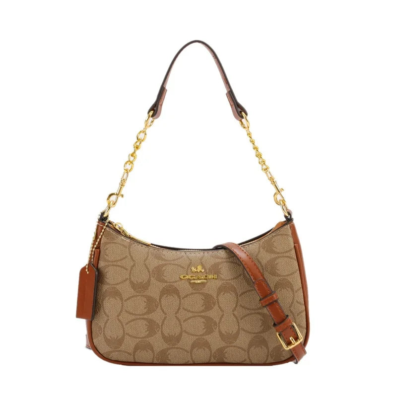 High-End Women's Underarm Shoulder Bag Classic Vintage Ladies Crossbody Handbag