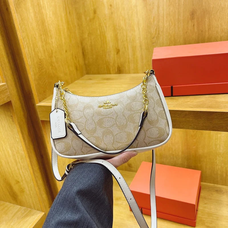 High-End Women's Underarm Shoulder Bag Classic Vintage Ladies Crossbody Handbag