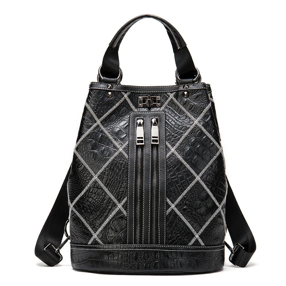 Women's Leather Backpack Rucksack School Bags Laptop Backpack for Women