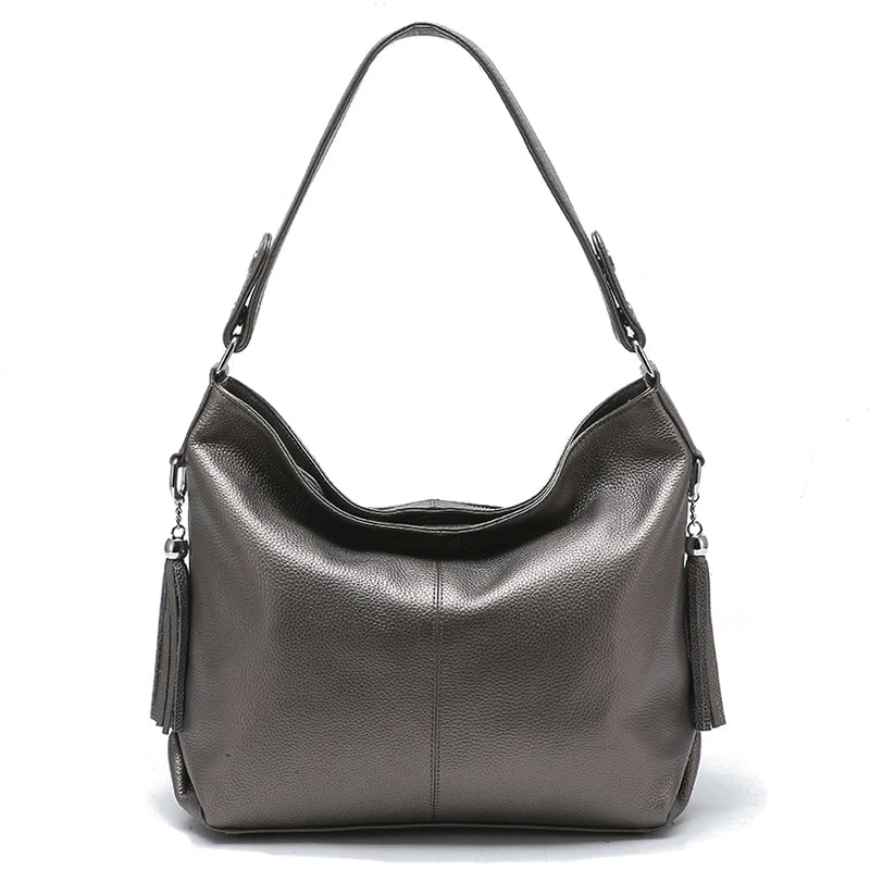 Fashionable Soft Real Genuine Leather Women Handbag