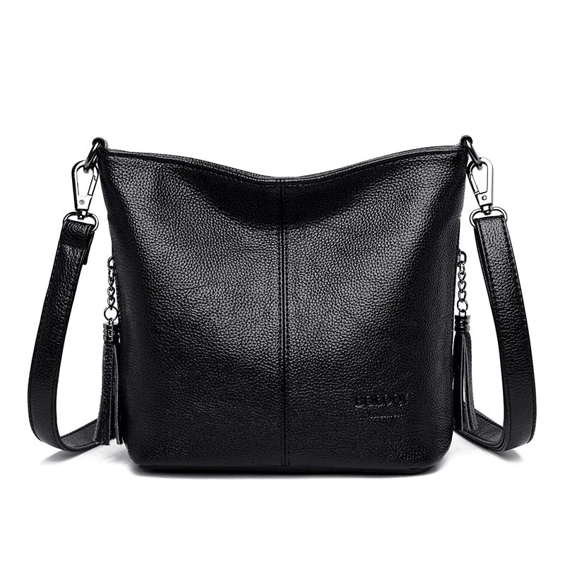 Crossbody Bags For Women Luxury Designer Handbag Leather Tassel Shoulder Bag