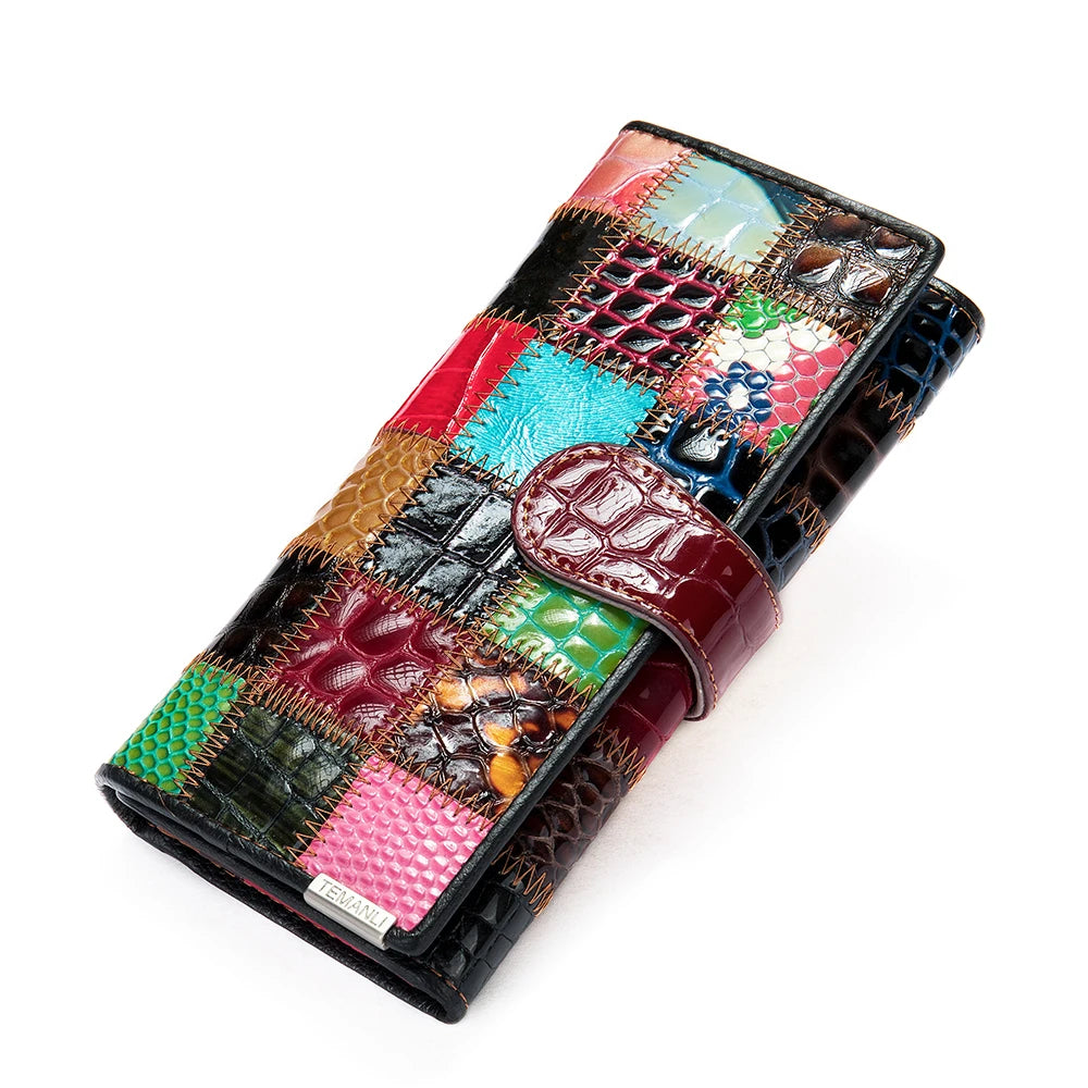 Clutch Bag Women's Leather Wallets Vintage Coin Wallet Women Purse