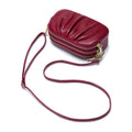 Cloud Bag Soft Genuine Leather Bag Three Layers of Zipper Shoulder Messenger Bag Clutches