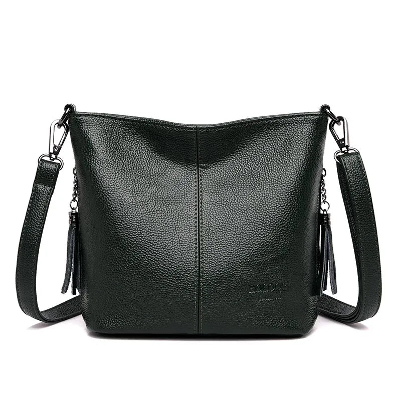 Crossbody Bags For Women Luxury Designer Handbag Leather Tassel Shoulder Bag