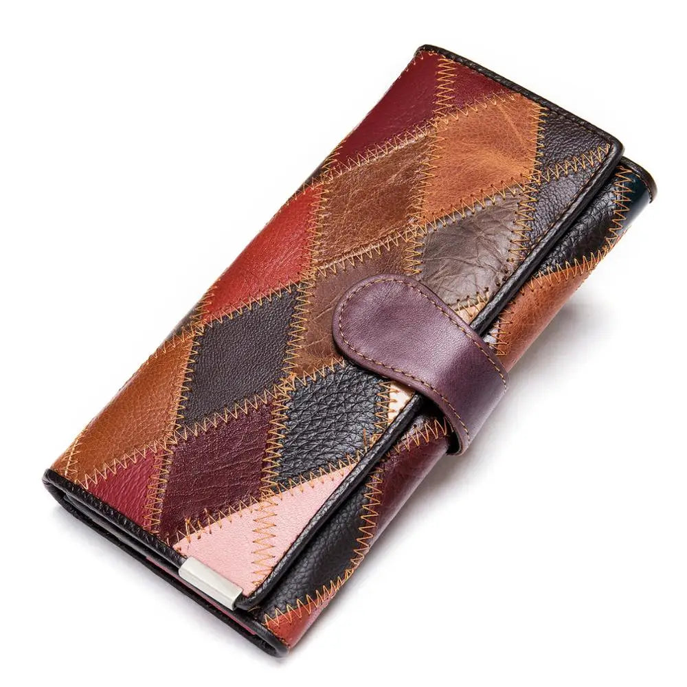 Clutch Bag Women's Leather Wallets Vintage Coin Wallet Women Purse
