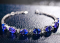 925 Sterling Silver Sapphire Bracelet Chain For Women Fashion Jewelry
