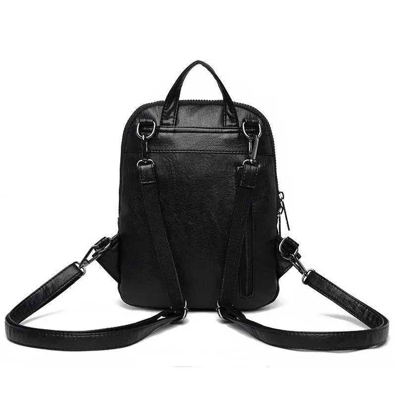 Leather Backpack Shoulder Bag Personality Design Handbag