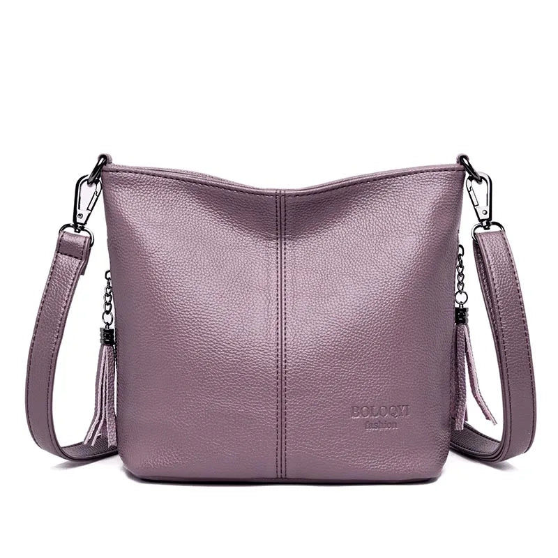 Crossbody Bags For Women Luxury Designer Handbag Leather Tassel Shoulder Bag