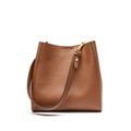 Genuine Leather Casual Shoulder Bucket Handbag