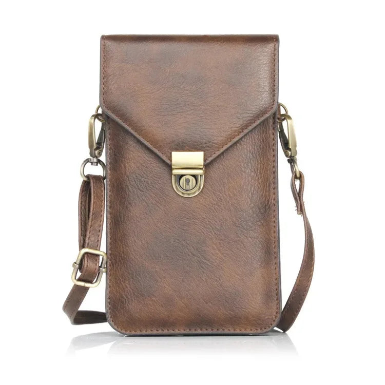 Universal Leather Case for iPhone Samsung Huawei Xiaomi Phone Pouch