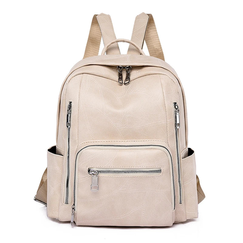 High Quality Leather Backpack School Bag Travel Backpack