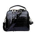 Leather Bag Vintage Shoulder Bags Crocodile Pattern Leather Handbag Luxury Bag