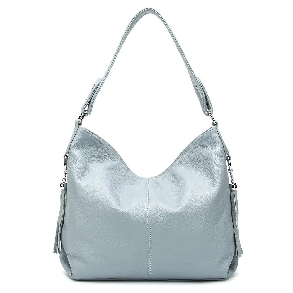 Fashionable Soft Real Genuine Leather Women Handbag