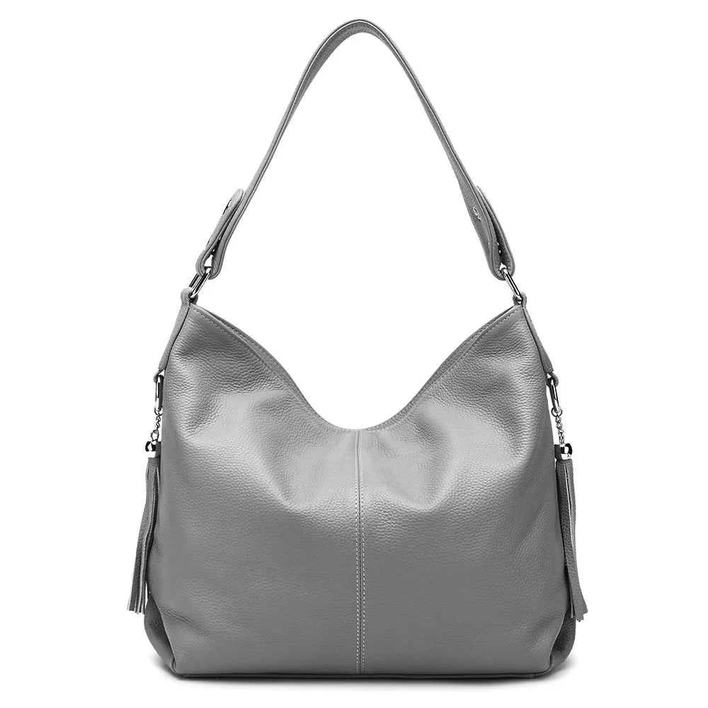 Fashionable Soft Real Genuine Leather Women Handbag