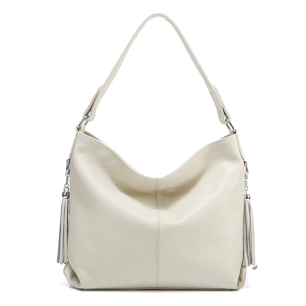 Fashionable Soft Real Genuine Leather Women Handbag