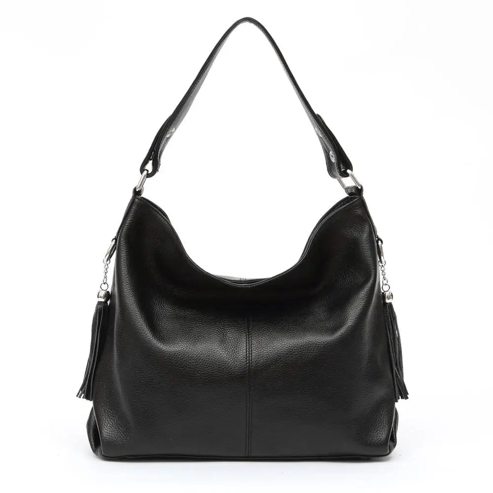 Fashionable Soft Real Genuine Leather Women Handbag
