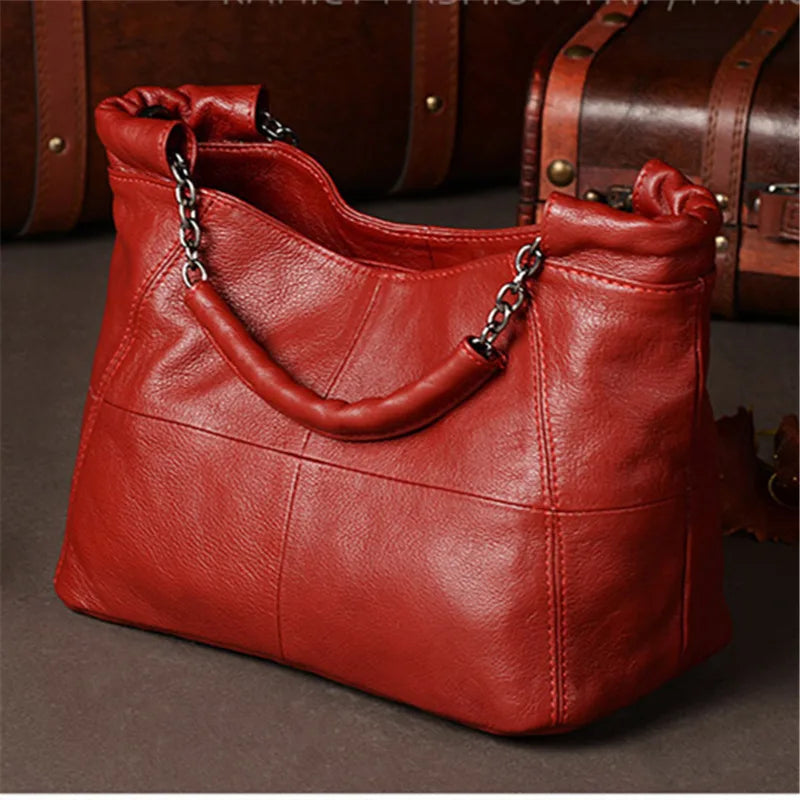 Genuine Leather Women's Handbag Shoulder Messenger Bag