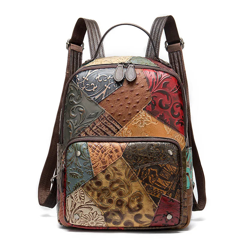 Women's Leather Backpack Rucksack School Bags Laptop Backpack for Women