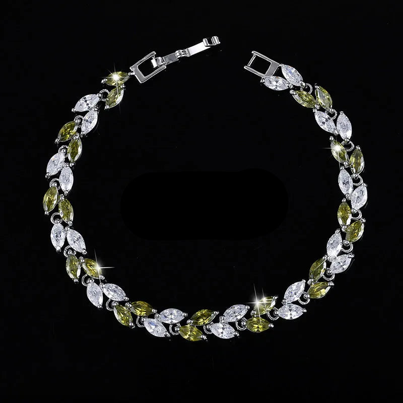 Beautiful Royal Blue Crystal Bracelets for Women Fashion Jewelry