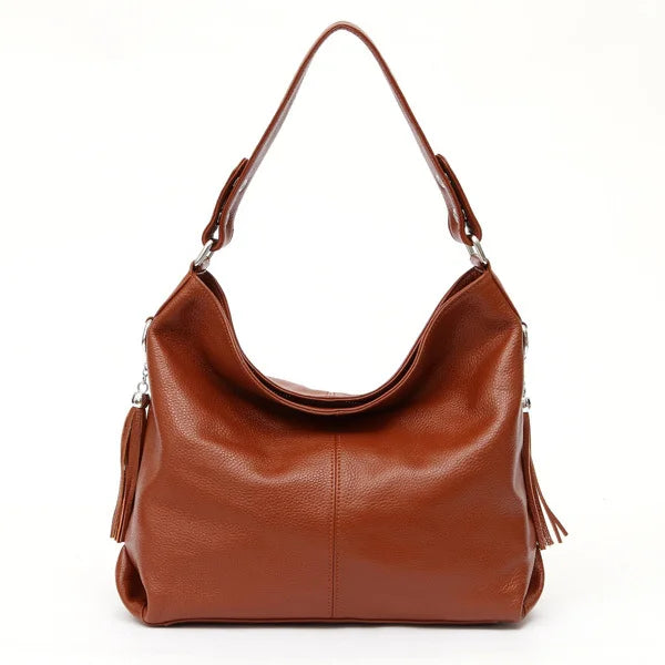 Fashionable Soft Real Genuine Leather Women Handbag