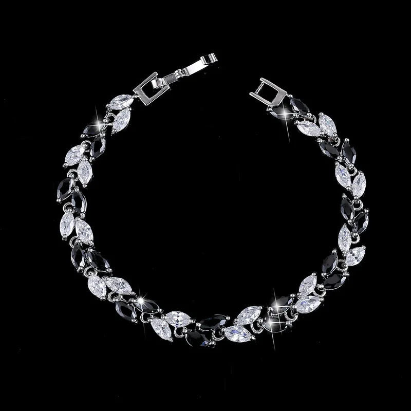 Beautiful Royal Blue Crystal Bracelets for Women Fashion Jewelry