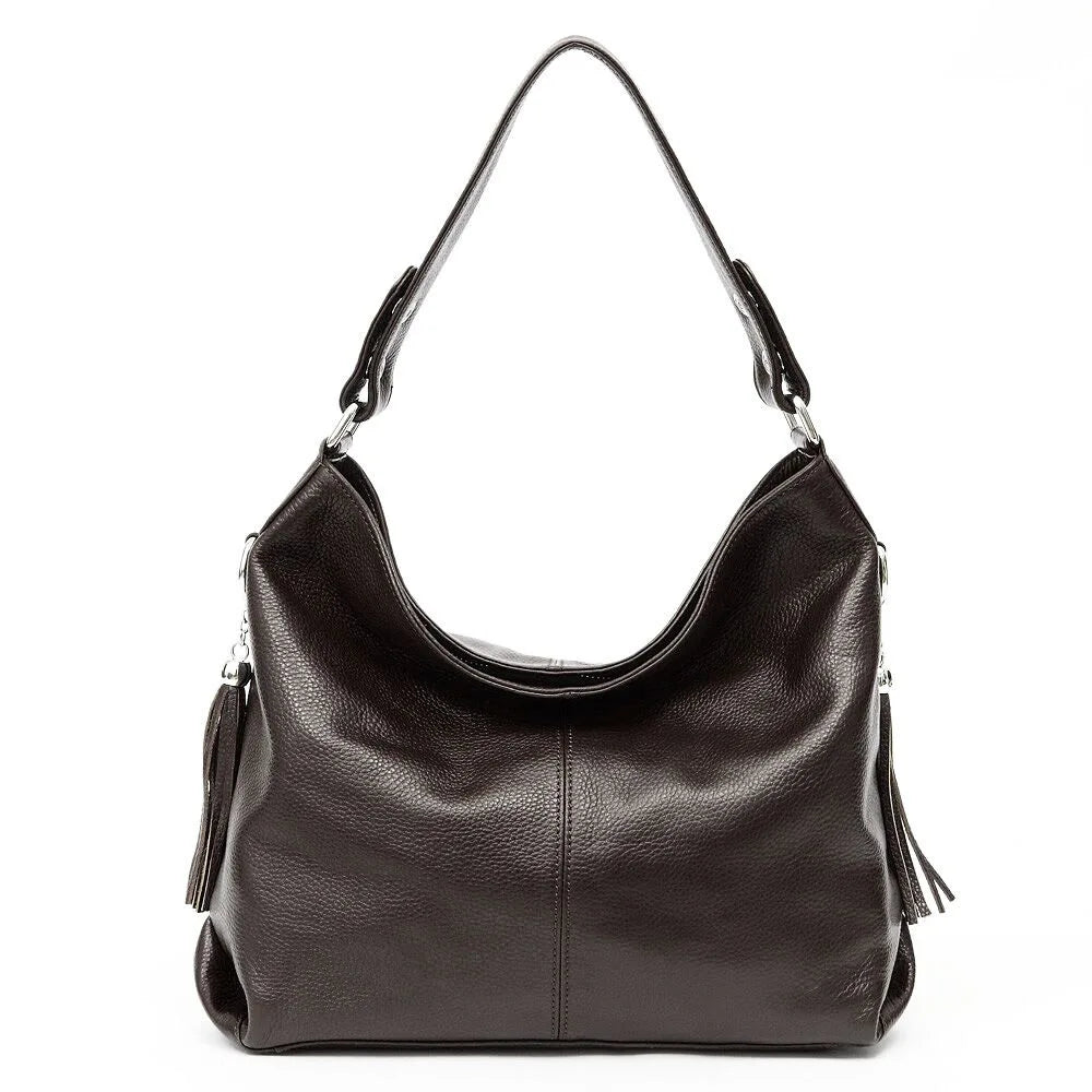 Fashionable Soft Real Genuine Leather Women Handbag