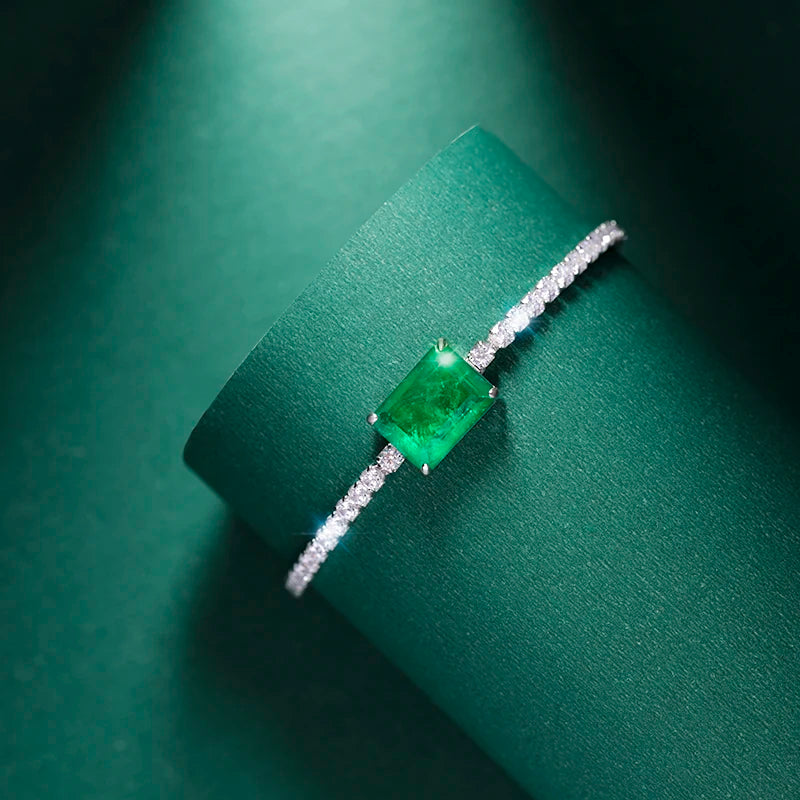 Gemstone Bangle Charm Tennis Bracelets Jewelry
