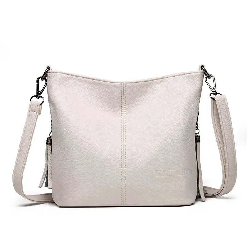 Crossbody Bags For Women Luxury Designer Handbag Leather Tassel Shoulder Bag