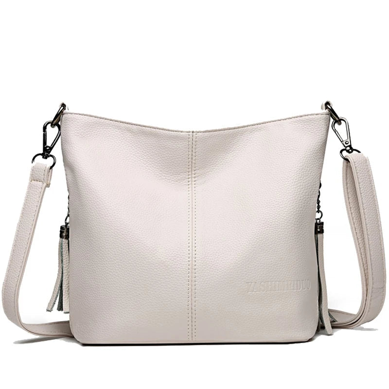 Crossbody Bags For Women Luxury Designer Handbag Leather Tassel Shoulder Bag
