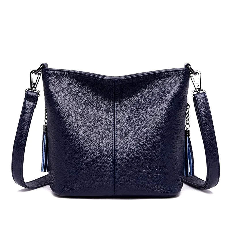 Crossbody Bags For Women Luxury Designer Handbag Leather Tassel Shoulder Bag