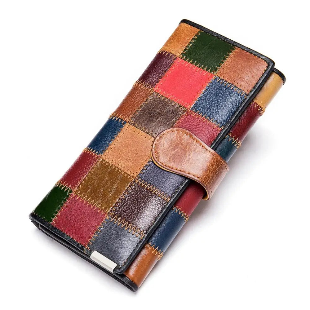 Clutch Bag Women's Leather Wallets Vintage Coin Wallet Women Purse