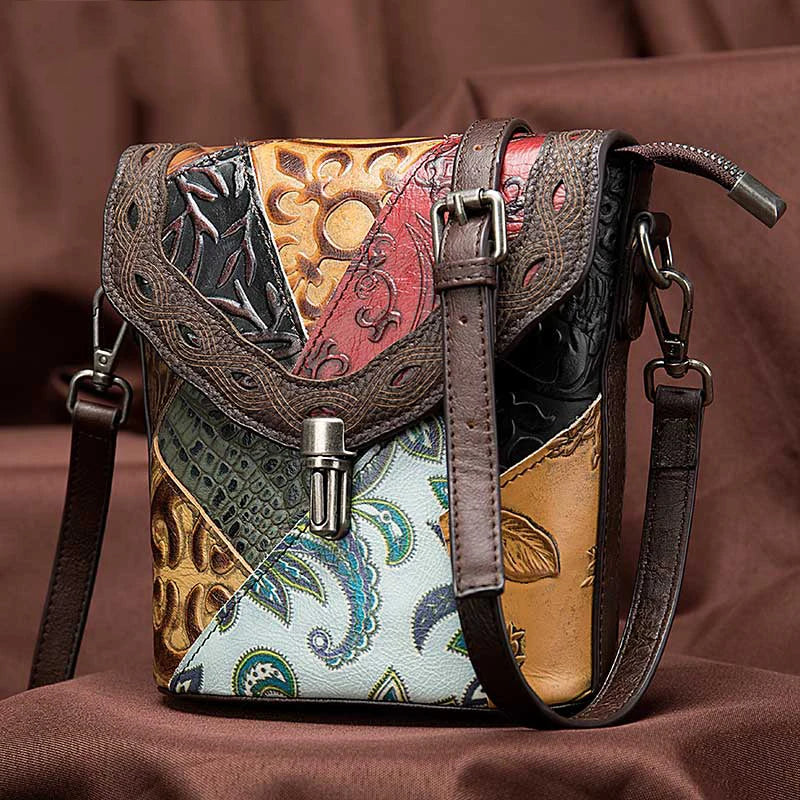Fashionable Luxury Genuine Leather Mini Shoulder Handbag