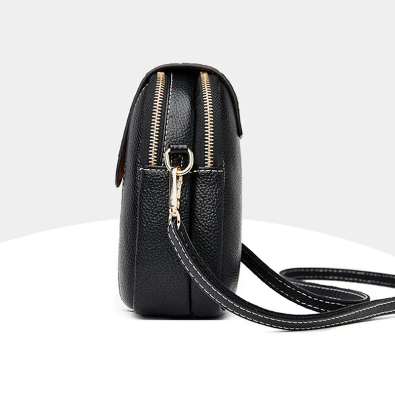 PU Leather Crossbody Messenger Bags Flap Vintage Small Shoulder Phone Purse