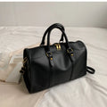Boston Handbag Big Tote PU Leather Shoulder Crossbody Bag Large Capacity Travel Bag