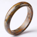 Genuine Natural Color Brown Jade Bangle