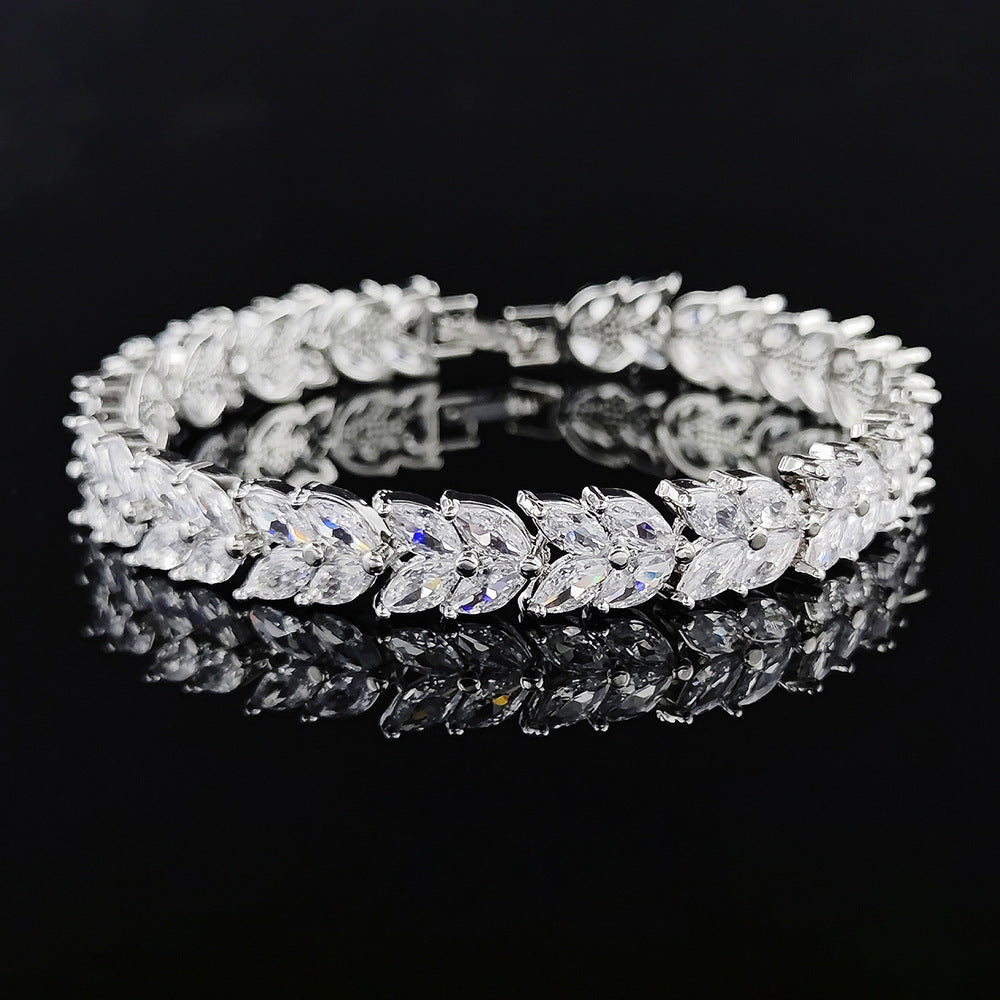 Willow Leaf Design Cross-border Explosive Bracelet Jewelry