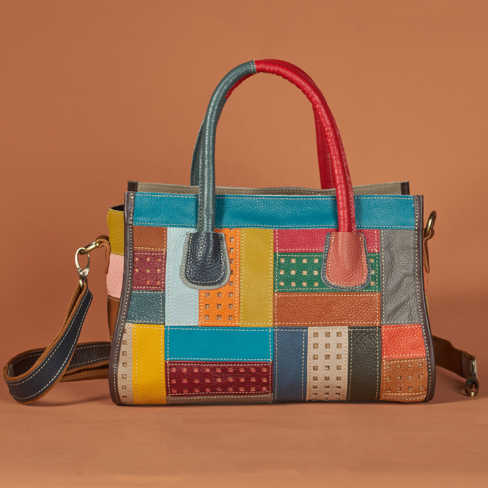 Trendy Snake Pattern Handmade Crossbody Handbags