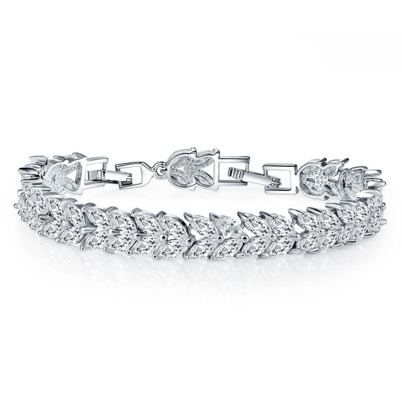 Willow Leaf Design Cross-border Explosive Bracelet Jewelry