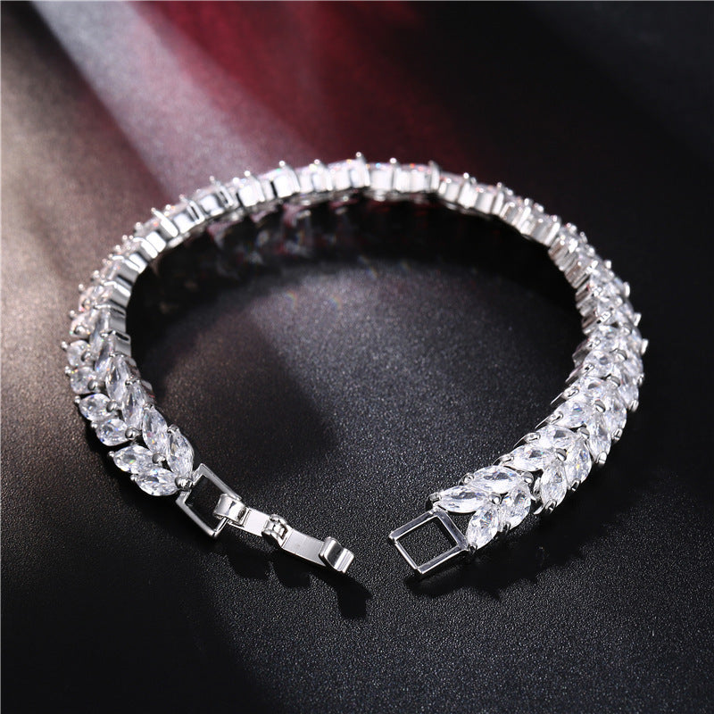 Willow Leaf Design Cross-border Explosive Bracelet Jewelry