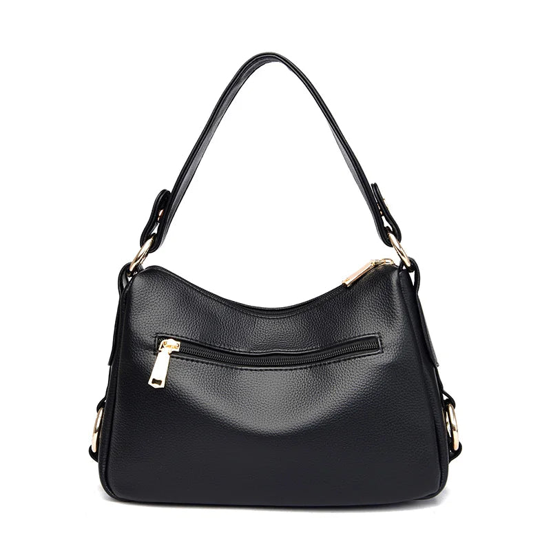 Fashionable Soft Genuine Leather Shoulder Bag for Women