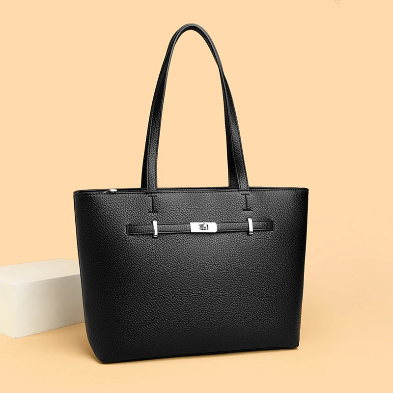 Elegant Leather Shoulder Bag Women Crossbody Messenger Handbags Timeless Design