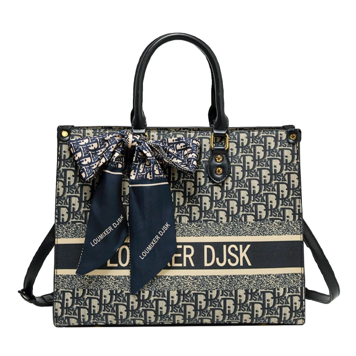 Luxury Design Elegant Leather Tote Large Capacity Stylish Handbag