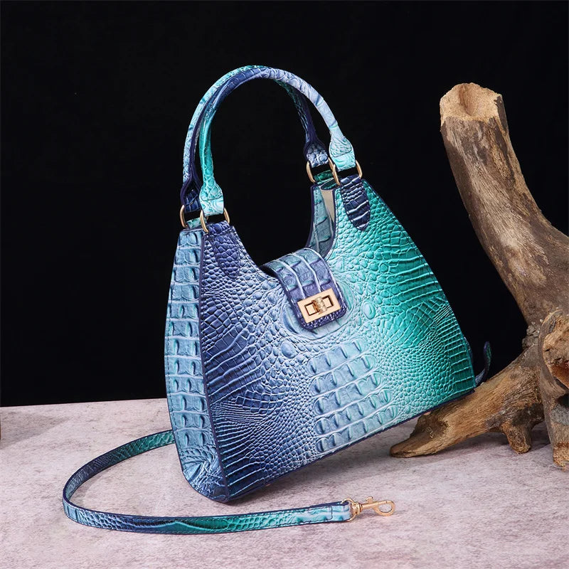 Women Vintage PU Leather Crossbody Handbag Fashion Design Shoulder Messenger Bag