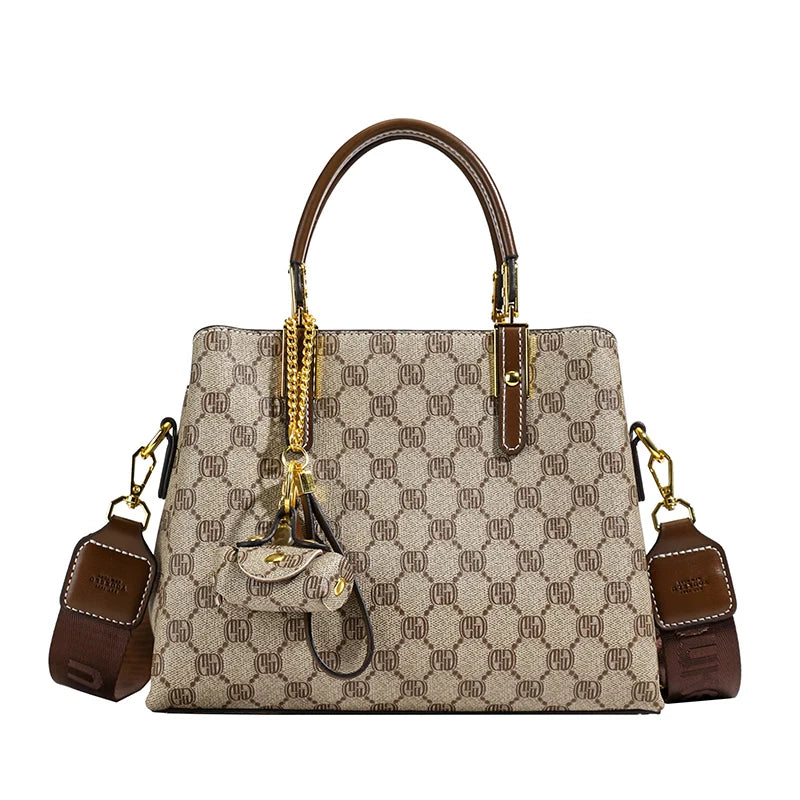 Fashionable Vintage Leather Bag Elegant Crossbody Bag