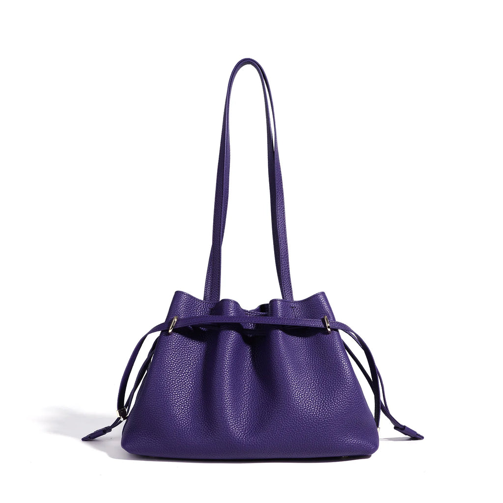 Genuine Leather Shoulder Bag Luxury Soft Retro Design