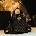 Luxury Design High Quality Cowhide Backpack Female Fashion Large Capacity Bag