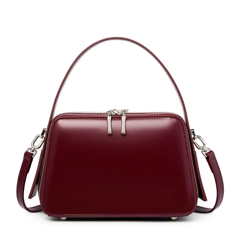 Genuine leather handbags vintage shoulder crossbody bags luxury high quality