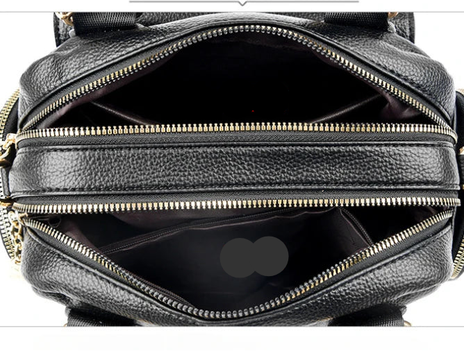 Luxury Design Handbag Fashion High Quality Shoulder Bag Large Capacity Soft Leather