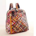 Backpack Crossbody Shoulder Bag Genuine Leather Rucksack